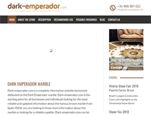 Tablet Screenshot of dark-emperador.com